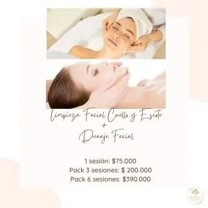 Limpieza Facial Cuello y Escote + Drenaje Facial